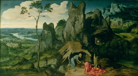 Der heilige Hieronymus in der Wüste